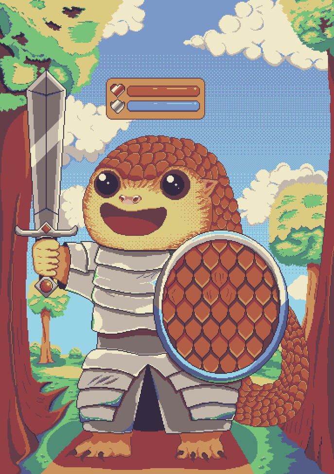 Last Frontier's Armor This was my entry for the digital art competition in celebration of the 6th Pangolin Day at Roxas, Palawan.